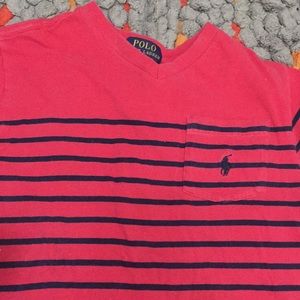 Boys red & blue Ralph Lauren Polo T shirt